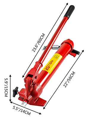 VEVOR Porta Power Hydraulic Jack Kit 6/10/12/20 Ton Sheet Metal Correction Automotive Frame Shape Repair Separation Jack Tools