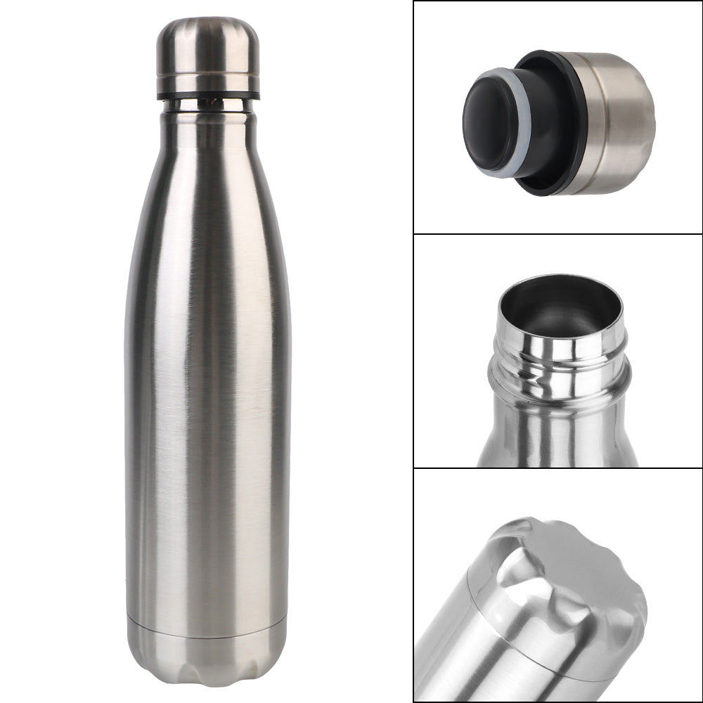 For Sport Bottles Double-Wall Insulated Vacuum Flask Stainless Steel Water Bottle BPA Free Thermos Cola Water Beer Thermos 500ml